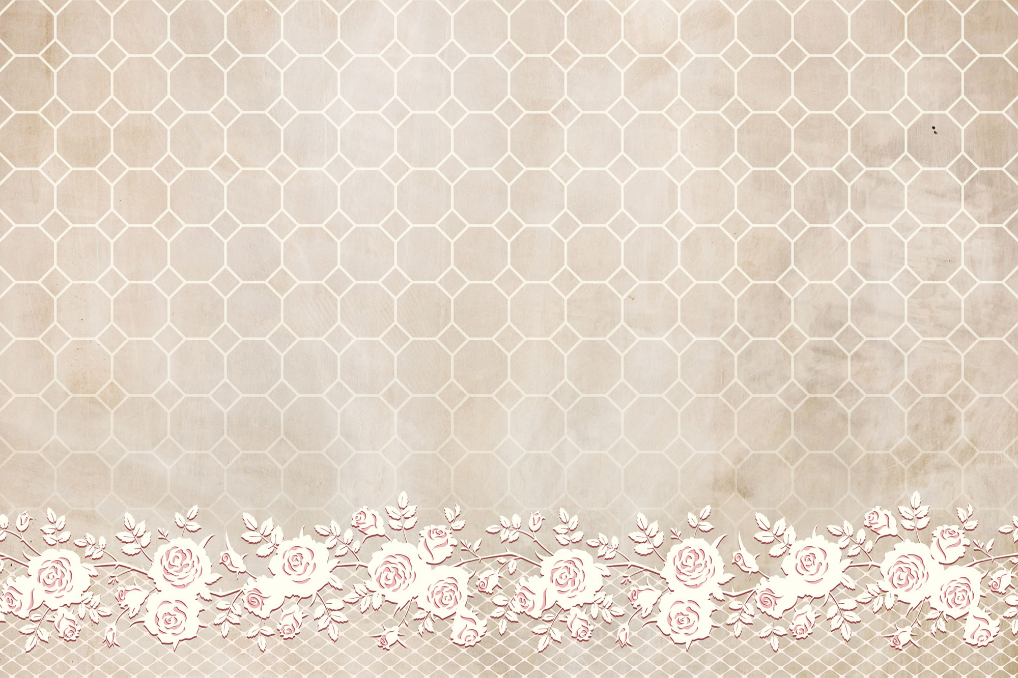 Fototapety na míru, Květiny, geometrický vzor, 5008, My Dream, Vavex